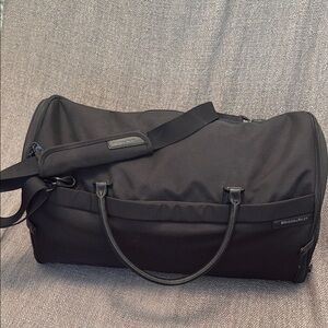 Briggs & Riley Black Duffel Bag with Sporty Design